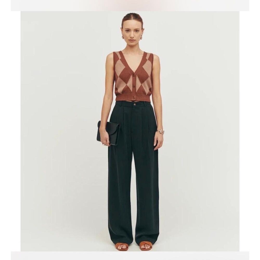 Reformation Mason High Rise Wide Leg Pants Size 4